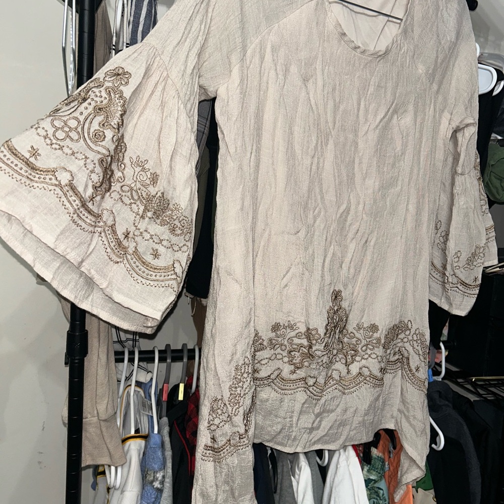 Oh Gussie! Beige Top
